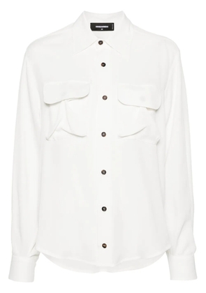 DSQUARED2 pointed-collar shirt - White