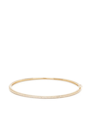 Mizuki 14kt yellow gold Sea of Beauty diamond bangle