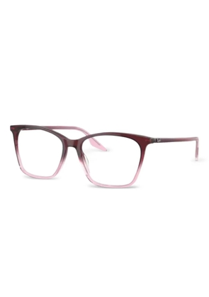 Ray-Ban square-frame glasses - Red