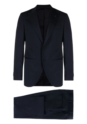 LUIGI BIANCHI MANTOVA single-breasted virgin wool suit - Blue