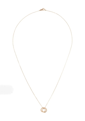 Charlotte Chesnais 18K yellow gold diamond circle necklace