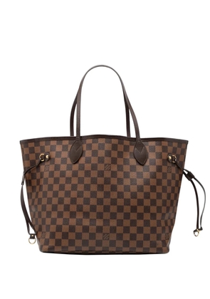 Louis Vuitton Pre-Owned 2015 Damier Ebene Neverfull MM tote bag - Brown