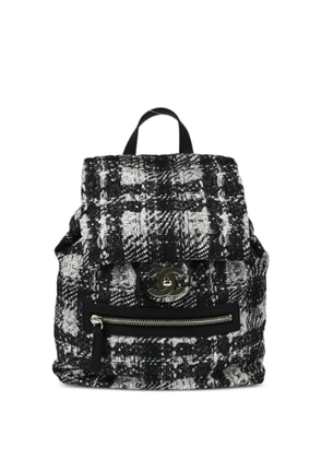 CHANEL Pre-Owned 2014 tweed backpack - Black