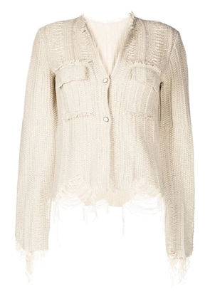 JNBY cropped button-up cardigan - Neutrals
