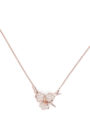 Shaun Leane Cherry Blossom diamond pendant necklace - Pink