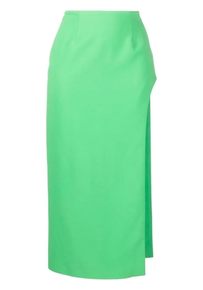 Giuseppe Di Morabito high-waisted side-slit skirt - Green