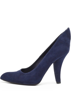 Louis Vuitton Pre-Owned 110mm suede pumps - Blue