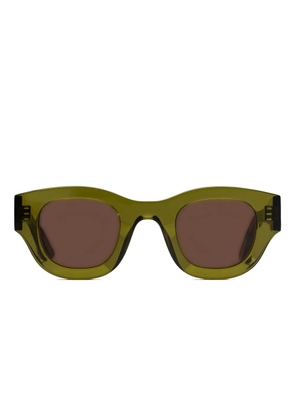 Thierry Lasry Autocracy 390 rectangle-frame sunglasses - Green