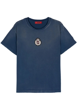 424 College cotton T-shirt - Blue