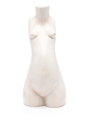 Anissa Kermiche Tit For Tat ceramic candle holder (27cm x 11cm) - Neutrals