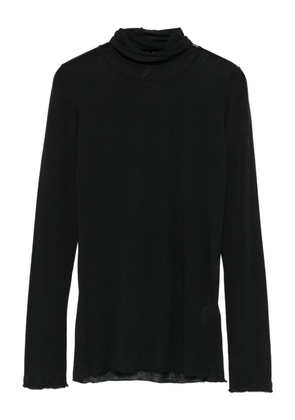 Daniele Fiesoli high-neck long-sleeve top - Black