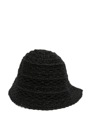 Goen.J tweed bucket hat - Black