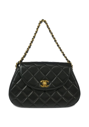 CHANEL Pre-Owned 1995 Lambskin Chain Handbag - Black