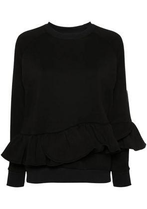 Ioana Ciolacu Liquorice peplum sweatshirt - Black