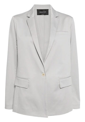 Fabiana Filippi notched-lapels single-breasted blazer - Grey