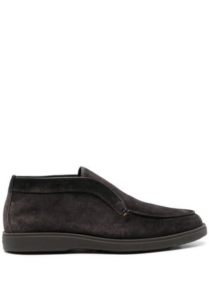 Santoni slip-on suede ankle boots - Brown
