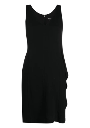Emporio Armani V-neck sleeveless dress - Black