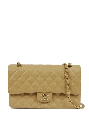 CHANEL Pre-Owned 2003 medium Double Flap shoulder bag - Neutrals