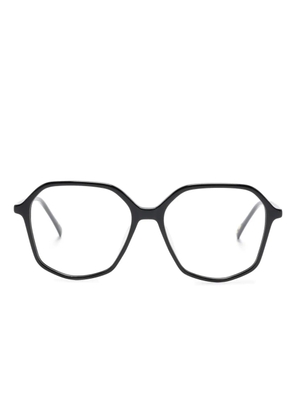 GIGI STUDIOS Cora geometric-frame glasses - Black