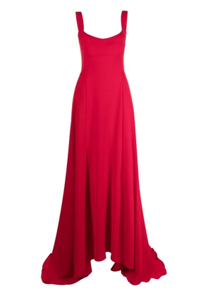 Atu Body Couture sleeveless crepe gown - Red