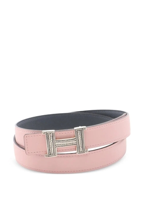Hermès Pre-Owned 2024 Swift and Epsom H Touareg and Kit 24 Reversible belt - Pink