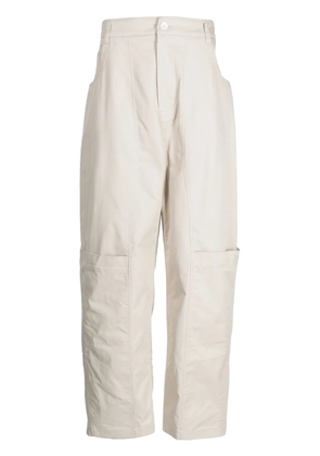 SONGZIO straight-leg cargo trousers - Neutrals