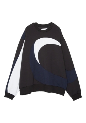 Yoshiokubo panelled sweatshirt - Black