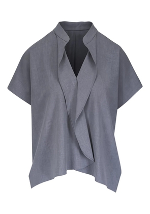 Zero + Maria Cornejo draped top - Grey