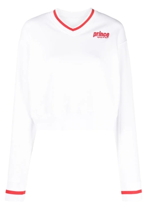 Sporty & Rich x Prince Sporty V-neck sweatshirt - White