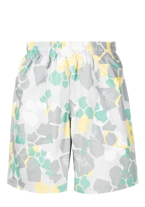 OBJECTS IV LIFE camouflage-pattern swim shorts - Green