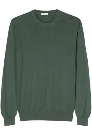 Boglioli crew-neck cotton jumper - Green