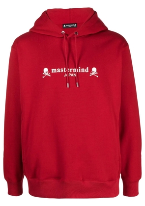Mastermind Japan logo-print cotton hoodie - Red