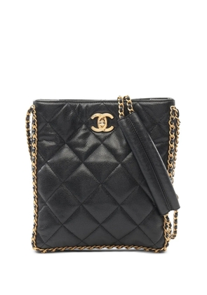 CHANEL Pre-Owned 2021s diamond-quilted tote bag - Black