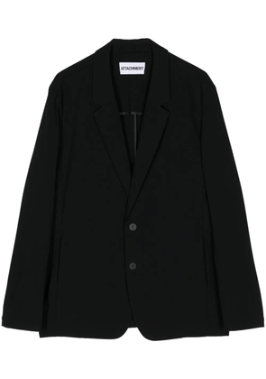 Attachment single-breasted blazer - Black