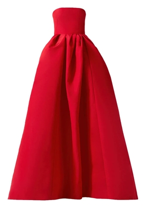 Carolina Herrera strapless ball gown - Red