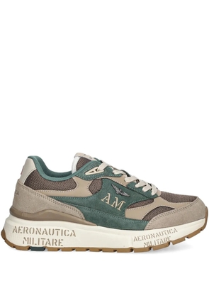 Aeronautica Militare round-toe sneakers - Neutrals
