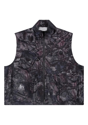 SOUTH2 WEST8 camouflage zip-front vest - Grey