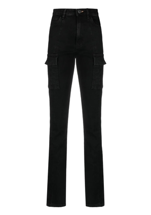 3x1 cargo-pockets straight-leg jeans - Black