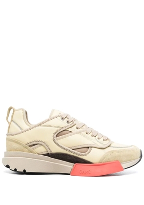 OAMC low-top lace-up sneakers - Yellow