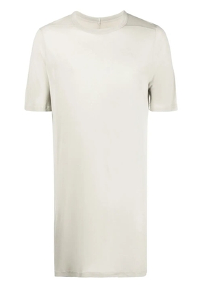 Rick Owens crew neck long-length T-shirt - Neutrals