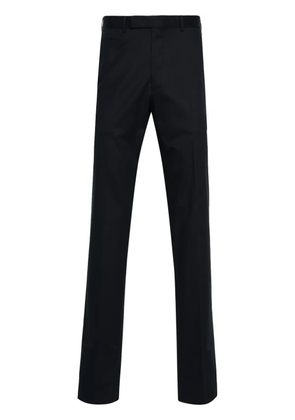 Zegna pressed-crease chino pants - Blue