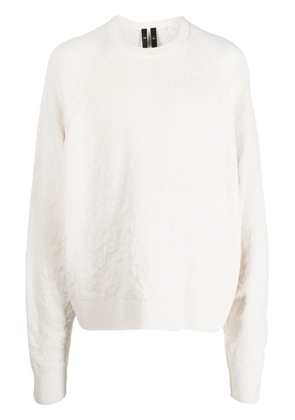 Y-3 extra-long sleeves jumper - White