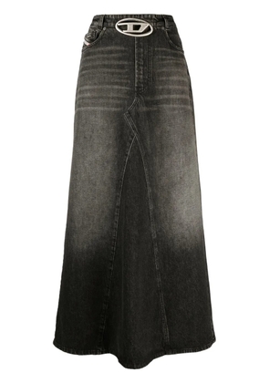 Diesel De-Pago denim maxi skirt - Grey