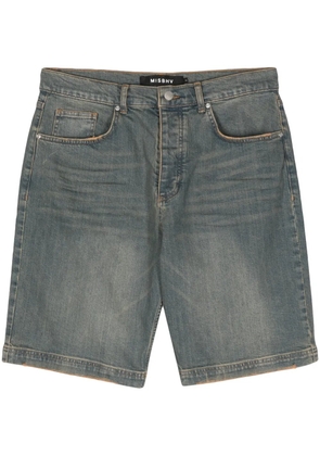 MISBHV Sunset washed denim shorts - Blue