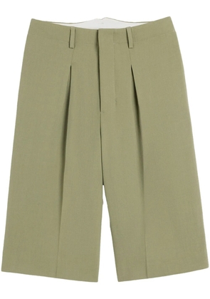 AMI Paris knee-length tailored shorts - Green
