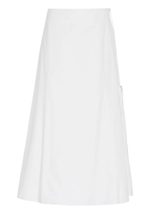 Rosetta Getty A-line high-waisted skirt - White