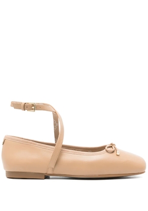 Michael Kors leather ballet flats - Brown
