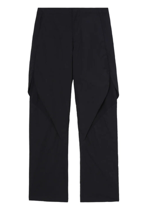 Post Archive Faction layered mid-rise trousers - Black