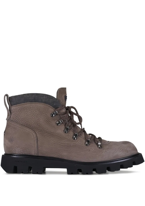 Fratelli Rossetti suede lace-up fastening boots - Brown