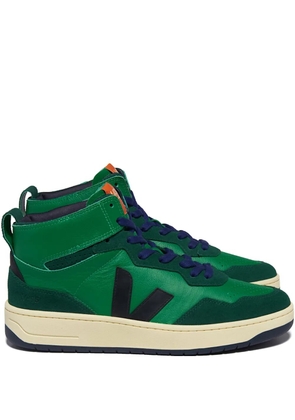 VEJA V-95 V-logo high-top trainers - Green